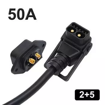 Водонепроницаемый штекер DIVEDEER 2+5 30/50А