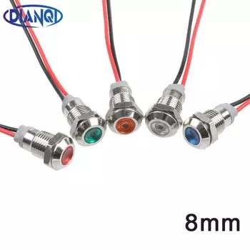 Водонепроницаемый светодиодный индикатор DMWD 8 мм