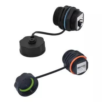 Водонепроницаемый удлинитель RJ45 FARAJIAJ CAT6/CAT6A