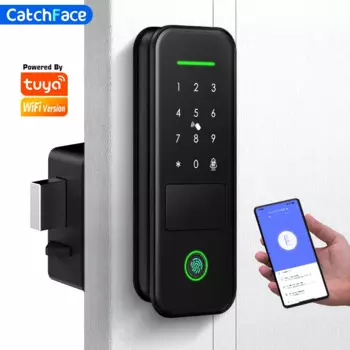 Умный дверной замок Catchface с отпечатком пальца