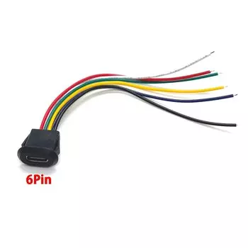 Водонепроницаемый USB-C разъем LAJQTAO 2P-6P