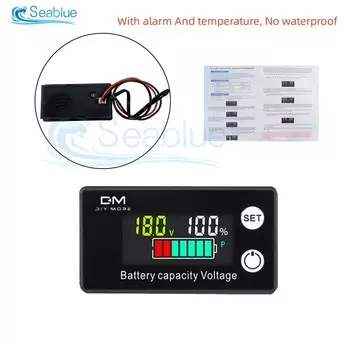 Водонепроницаемый вольтметр Aideepen 6133A 8-100В