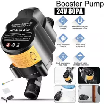 Водяной насос 24 В, 20 м, 20 л/мин, 80 Па