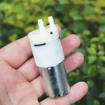 Водяной насос с двигателем 370, 12 В постоянного тока, диафрагменный насос, маленький самовсасывающий насос, микро мини-насос, вакуумный Электрический водяной насос для аквариума