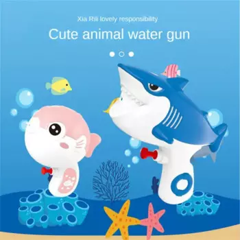 Водяной пистолет, игрушечный водяной пистолет, игрушечный акула, динозавр, пляж, прессованный маленький динозавр, водяные пистолеты, бластеры, замачиваемые водные развлечения