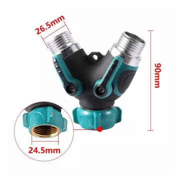 Водяной шунтирующий клапан Adhere To Fly 3/4", цинковый сплав, зеленый/черный