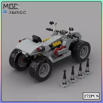 Военная серия кубики MOC маленький внедорожный мотоцикл строительный блок модель интеллектуальное обучение DIY игрушки для мальчиков рождественские подарки