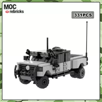 Военная серия MOC пехотные перевозчики бронированный автомобиль Milspec Duallys строительные блоки кирпичи игрушки для творчества детский подарок