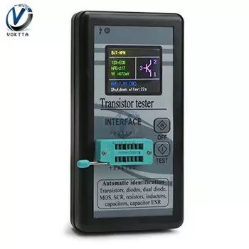 Тестер транзисторов M328 Mega328, многоцелевой тиристор, емкостный резистор, Индуктивный измеритель, TFT 128*160, ЖК-дисплей