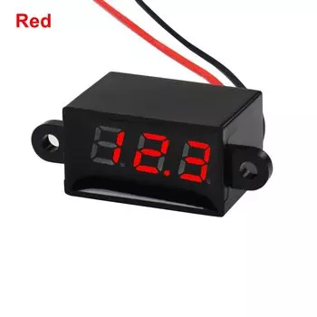 Вольтметр GiJUXG водонепроницаемый цифровой LED 3-30В / 5-130В
