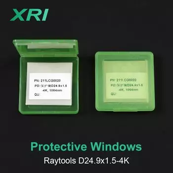 Волоконный лазер Защитная линза для окон Dia24.9x1.5 211LCG0020 Raytools оригинал