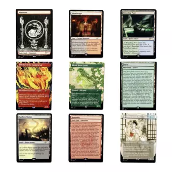 Волшебная прокси-игра Secret Lair Drop (SLD), черная Высококачественная прокси-игра, игральные карты, сборная настольная игра, торговые карты, прокси