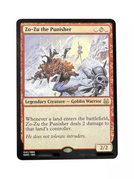 Волшебные карты Holo 19 TCG, игра Proxy высшего качества, игральные карты Zo-Zu the Punisher Barrowgoyf, настольная игра, коллекционные карты Proxy