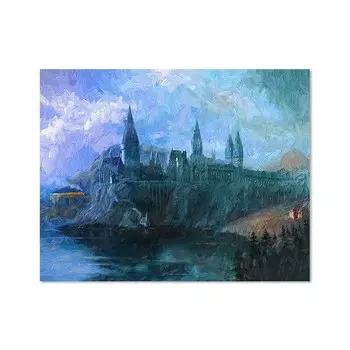 Волшебный мир, замок, плакат Yoolife