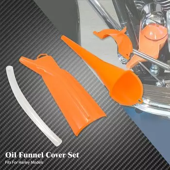 Воронка для заливки масла + крышка воронки для фильтра мотоциклетная бензиновая масляная Воронка + Первичная лампа для заливки масла для Harley Touring FLHR Dyna FXDL XL883