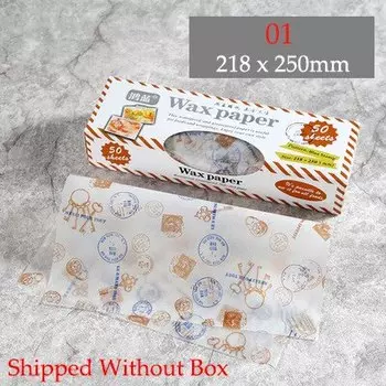 Вощеная бумага GLANYOMI для выпечки 21,5х25 см