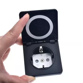 VOSORON Водонепроницаемая розетка 250В 16А черная