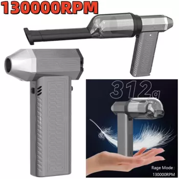 Воздуходувка 130000 RPM Turbo Jet Fan Potny komputerowy wydmuch pyu Narzdzia do czyszczenia Przenony wentylator Odkurzacz Silnik bezszczotkowy