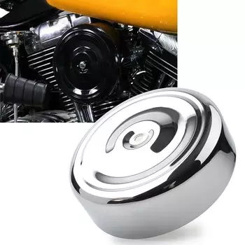 Воздухоочиститель для мотоцикла в стиле Bobbed 7 дюймов, однотонный черный для Harley Touring, Softail Dyna FXST FLST FXD 2000-2017