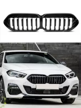Воздухозаборная решетка в стиле МП для Bmw F44 2 серии 218i 218d 220i 220d M235i, Глянцевая передняя решетка радиатора, комплект для настройки 2020-2023