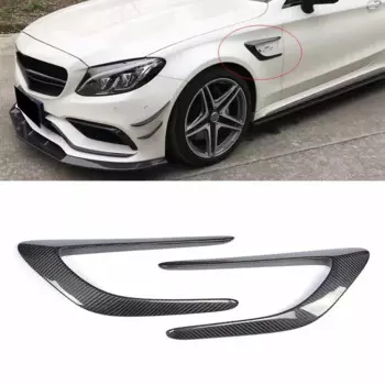 Воздухозаборники из углеродного волокна для Mercedes Benz W205 C63 AMG 4Door 2015-18-Boom
