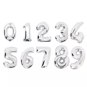 Воздушные шары цифры 16 32 40 дюймов золотистые GGFEIQ