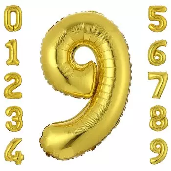 Воздушные шары цифры 1-8 Partigos