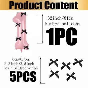 Воздушные шары фольгированные 32 дюйма с цифрой 1