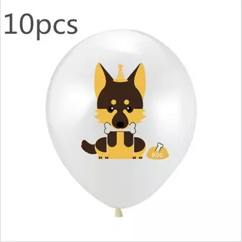 Воздушные шары латексные собачки YHZNXH 12 дюймов 10 шт