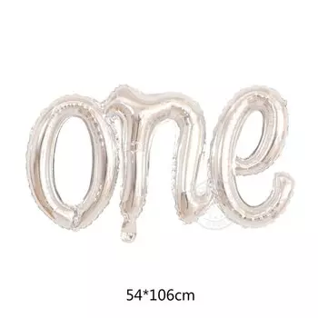 Воздушные шары с буквами Розовое золото Partigos