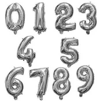 Воздушный шар цифра день рождения YAYB 16 дюймов