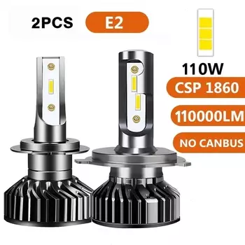 ВОЗДУШНЫЙ 220000 LM 200W H7 H4 Led Canbus Фара 12V 24V H1 H8 H9 H11 9005 9006 Hb3 Hb4 Светодиодная лампа для автомобиля 4300K 6000K 8000K
