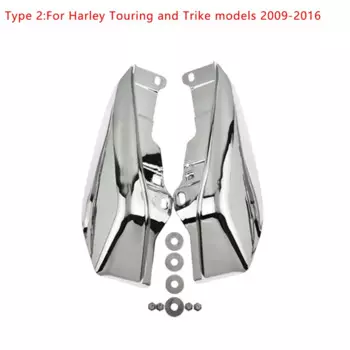 Воздушный дефлектор средней рамы мотоцикла, теплозащитный экран для Harley Touring 1997-2023 Street Electra Road Glide FLHR Dyna Softail Fatboy