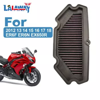 Воздушный фильтр для мотоцикла, Очиститель впускного отверстия мотоцикла для Kawasaki ER6F ER6N EX650R 2012 13 14 15 2016 17 2018, воздушный фильтр