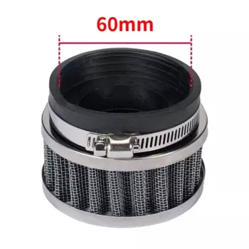 Воздушный фильтр мотоцикла 28-60 мм Высокий поток Универсальный ATV Pit Dirt Bike Спорт Впуск для Honda Kawasaki Yamaha 50 мм Мото воздушный фильтр