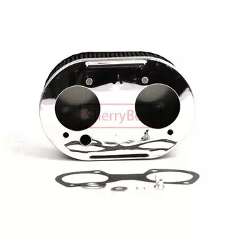 Воздушный фильтр SherryBerg FAJS EMPI для Dellorto DHLA Weber 40 45 48 50 55 DCOE 100 мм 3,94 "глубокий карбюратор карбоновый фильтр