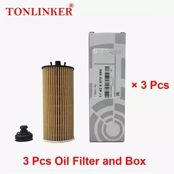 Воздушный фильтр TONLINKER для салона, масляный фильтр для Bmw 2 серии Active Tourer F45 214d 216d/i 218d/i 220d 220i, модель 2017-2020 2021 2022-