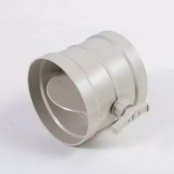 Воздушный клапан из полипропилена Регулирующий клапан Chec Клапан ПВХ Воздушная труба Ручной круглый переключающий клапан Домашняя кухня Вытяжки Сантехника для ванной комнаты петли