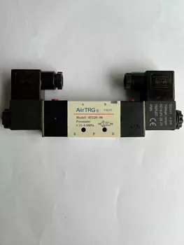 Воздушный Пневматический электромагнитный клапан 4V220-08 Airtac, 5-ходовой 2-позиционный внутренний E из алюминиевого сплава 1/4 дюйма, 12 В постоянного тока, 24 В постоянного тока или 110 В переменного тока, 220 В