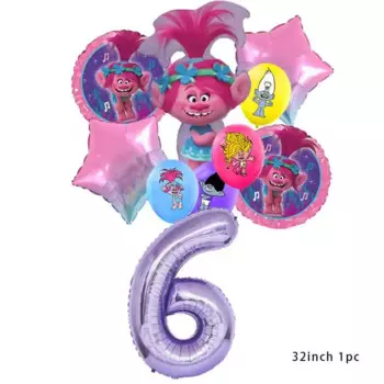 Воздушный шар принцесса Тrolls Disney 32 дюймов