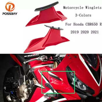 Воздушный спойлер с крыльями боковых крыльев для Honda CBR650 R 2019-2021