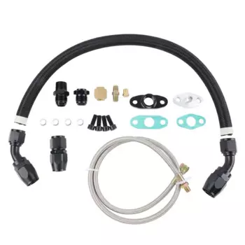 Возврат слива масла + линия подачи + фотоемкость для T3 T4 T04E T60 T70 Turbo