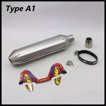 Впускной 51 мм мотоциклетный глушитель FMF Escape Moto Мотокросс без шнуровки для KTM 450 690 EXC WR450 LD450 CRF150F CRF250F и т. д.