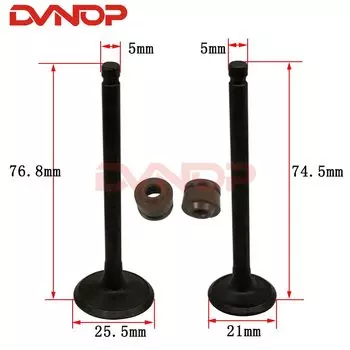 Впускной клапан выхлопного клапана мотоцикла, уплотнение стержня для HONDA DIO VISION SPACY BENLY 110 NSC110 MW110 SCR110 NSC MW SCR 110