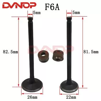 Впускные и выпускные клапаны для SYM ARA125 GR125 XS125T-17 JET 4 125 14711-F6A-0000 14721-F6A-0000 2 В