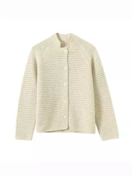 Вязаный шерстяной кардиган для женщин