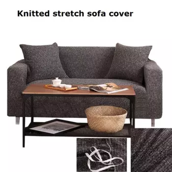 Вязаный утолщенный нескользящий эластичный чехол для дивана со всеми конвертами