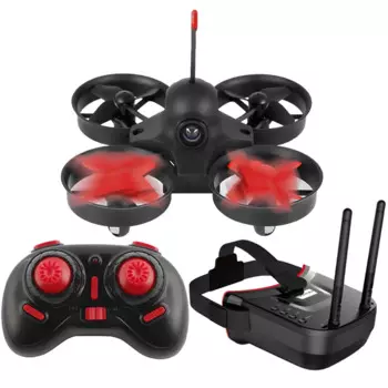 VR009 микро RTF гоночный Квадрокоптер FPV Дрон с дистанционным управлением LS-VR009 5,8G S2 800TVL 40CH камера очки VR гарнитура