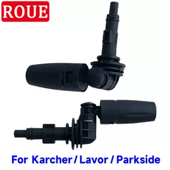Вращающаяся на 360 градусов насадка для мойки высокого давления, насадка для фанованной или прямой струи воды для аксессуаров для водяного пистолета Karcher Lavor