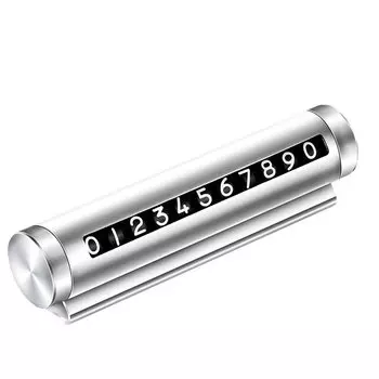 Вращающаяся Парковочная Карта Из Алюминиевого Сплава, Временная Парковочная Карта, Автомобильные Аксессуары, Автомобильный Номер